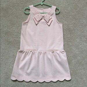 Janie & Jack | Peplum Ponte Pink Girl Dress | 6